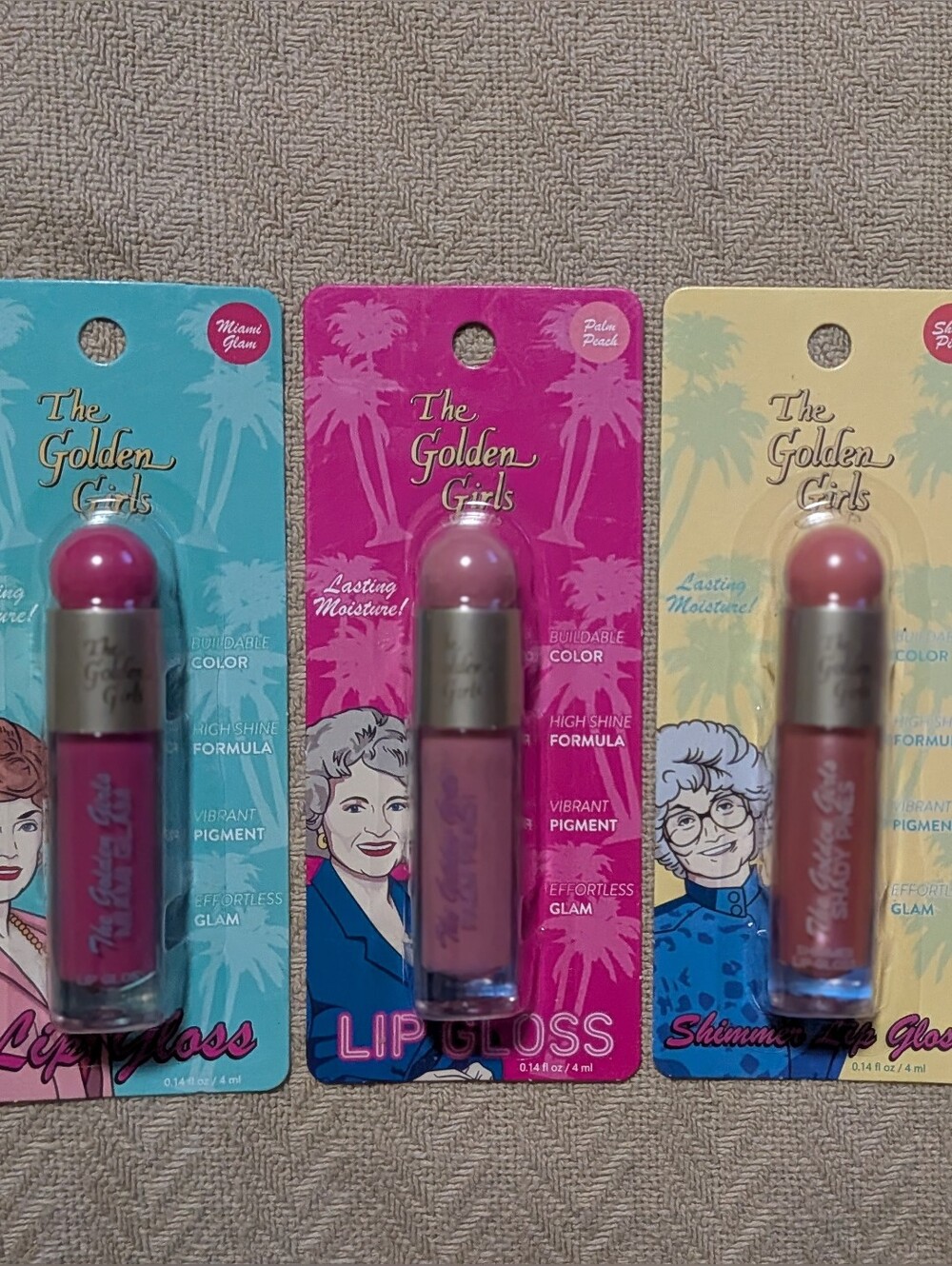 Golden Girls Lip Gloss - Set of 4